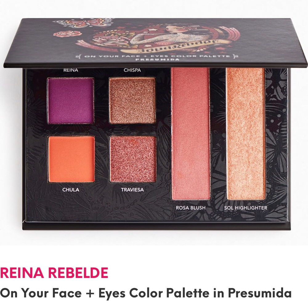On Your Face & Eyes Color Palette